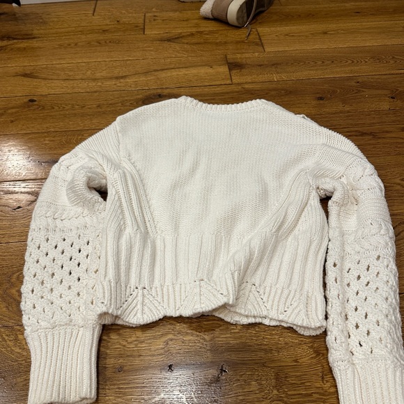 & Other Stories Ivory Cable Knit Sweater - Picture 8 of 11